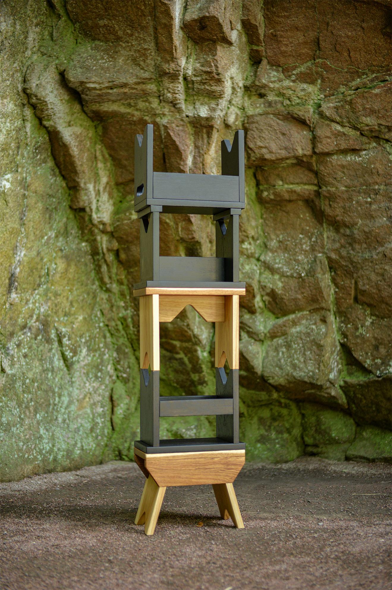 XXIe siècle et contemporain Tabouret bas Oslinchik 01 d'Oito en vente