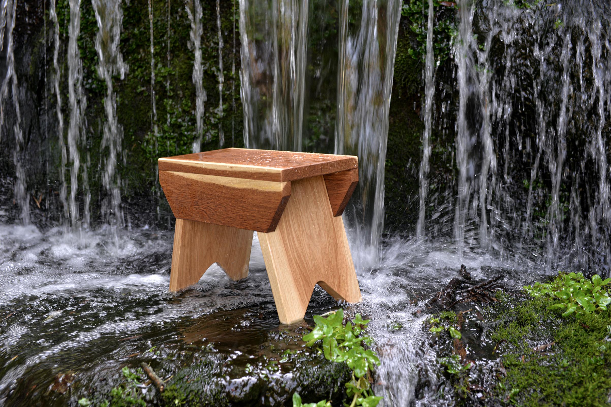 Oak Oslinchik 01 Low Stool by Oito