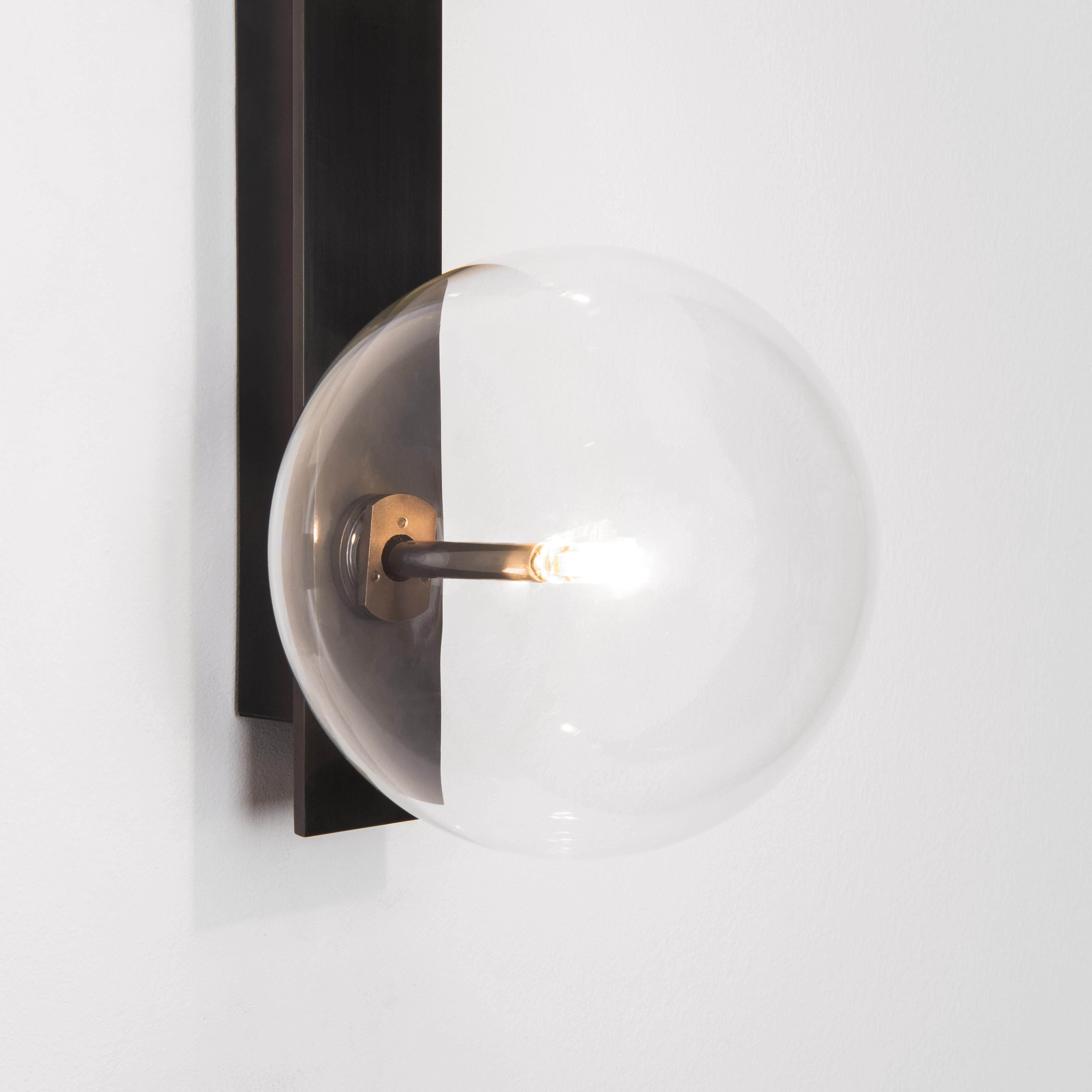 Oslo Brass Wall Sconce by Schwung For Sale 9