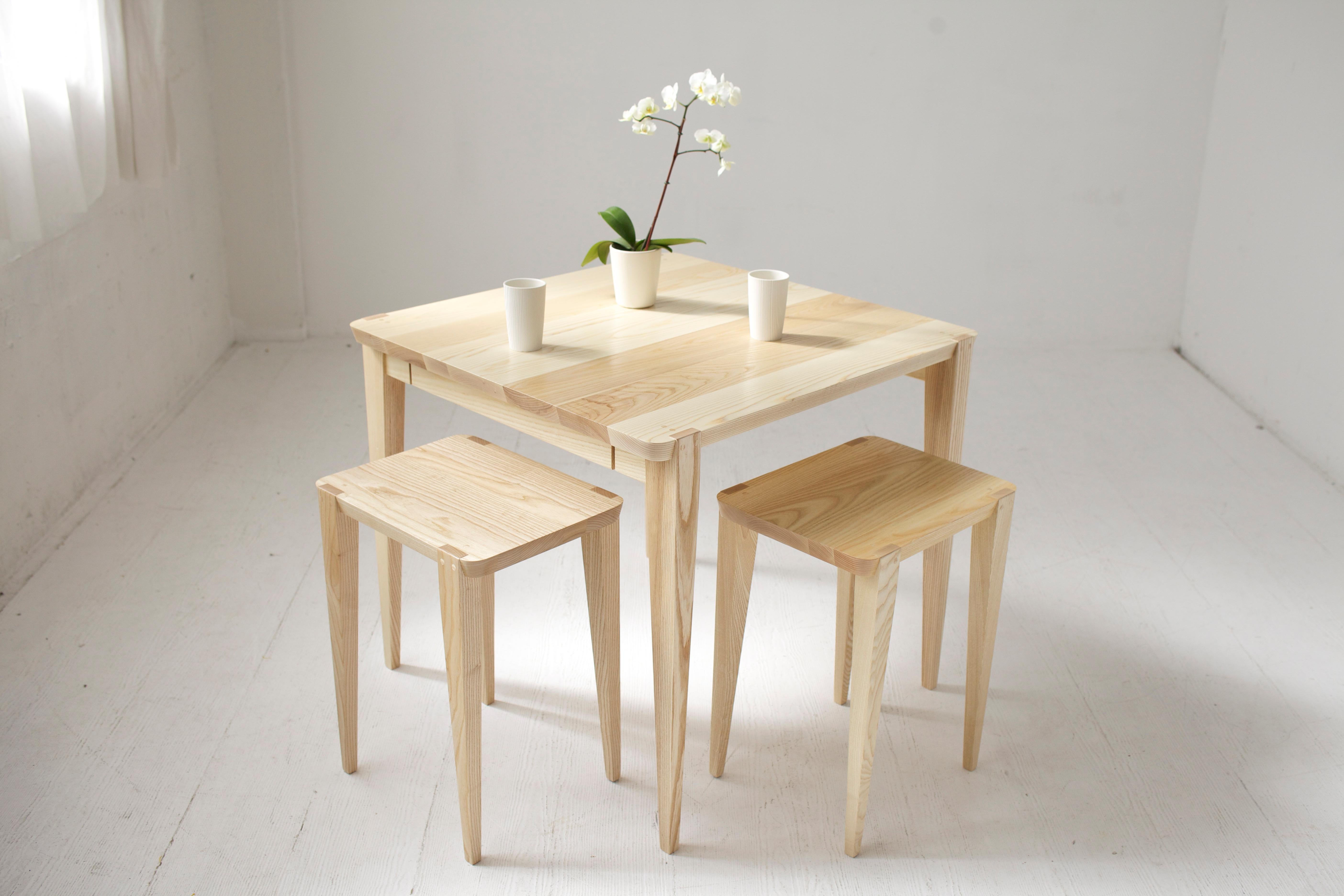 oslo open rectangular dining table