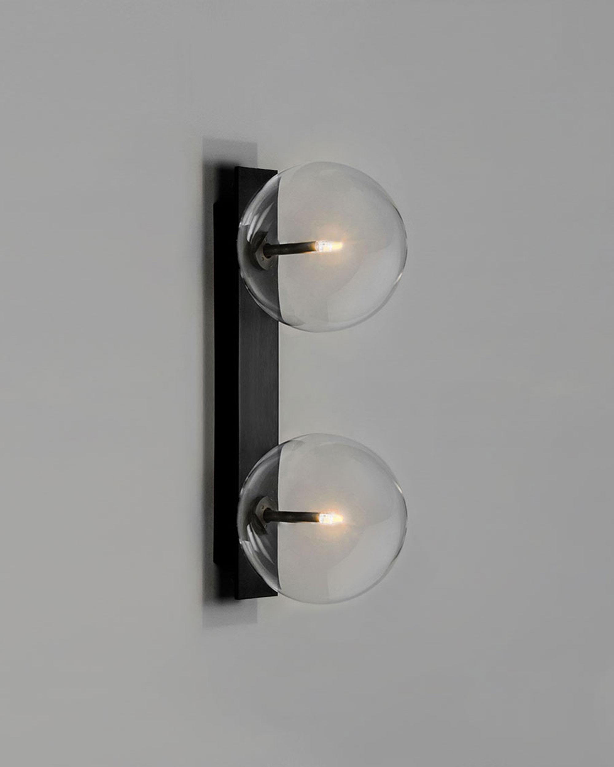 Brass Oslo Dual Wall Sconce For Sale