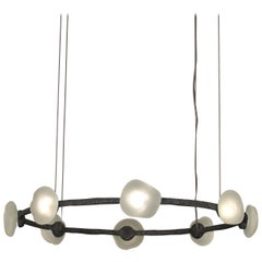 Lampe suspendue Oslo en verre dépoli par Aver