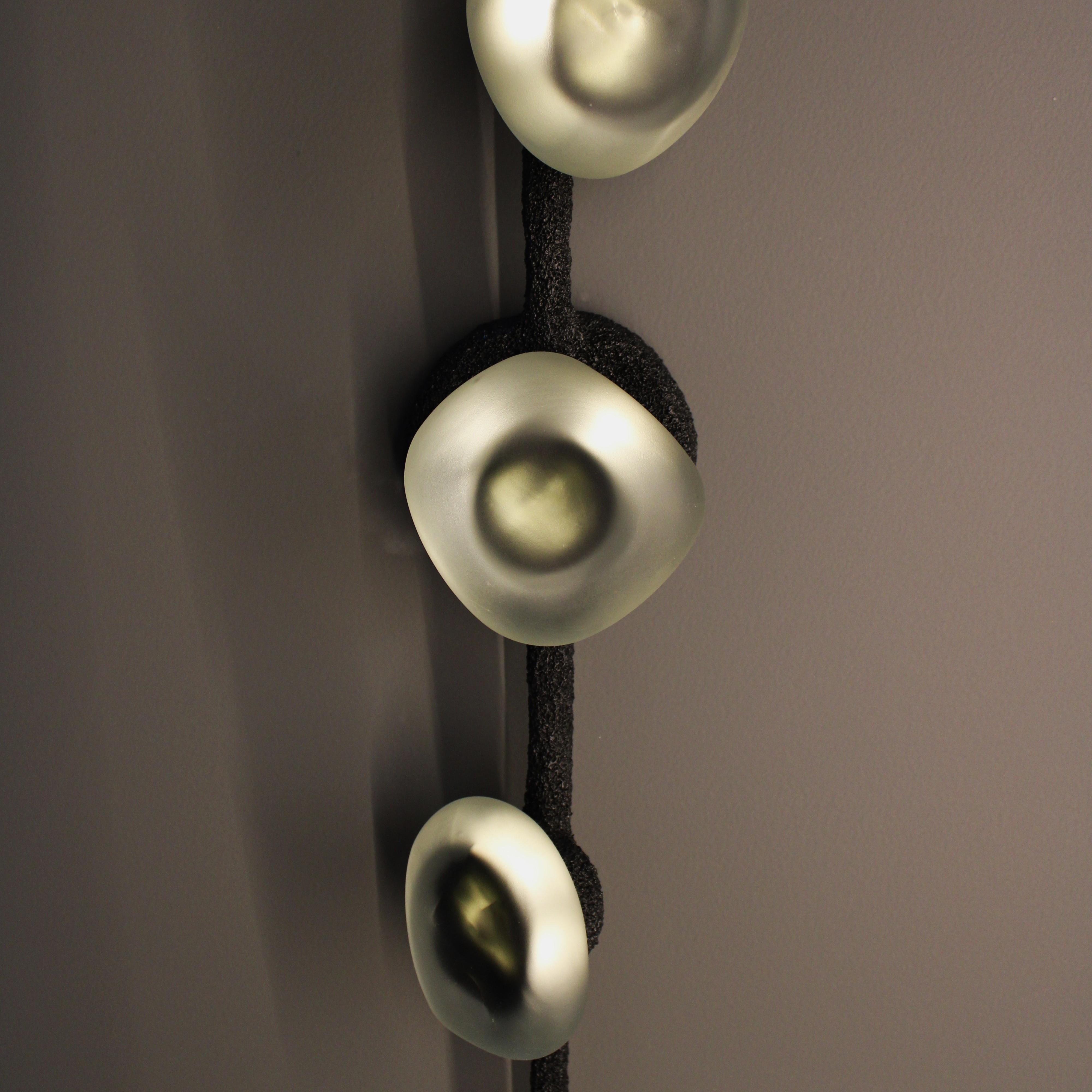 Lámpara de pared Oslo de cristal esmerilado by Aver Otro en venta