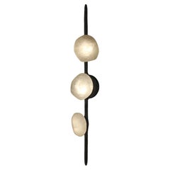 Oslo I Wall Lamp with White Quartz And Hand-Blown Glass Details by Aver