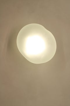 Oslo II Frosted Glass Wall Lamp by Aver