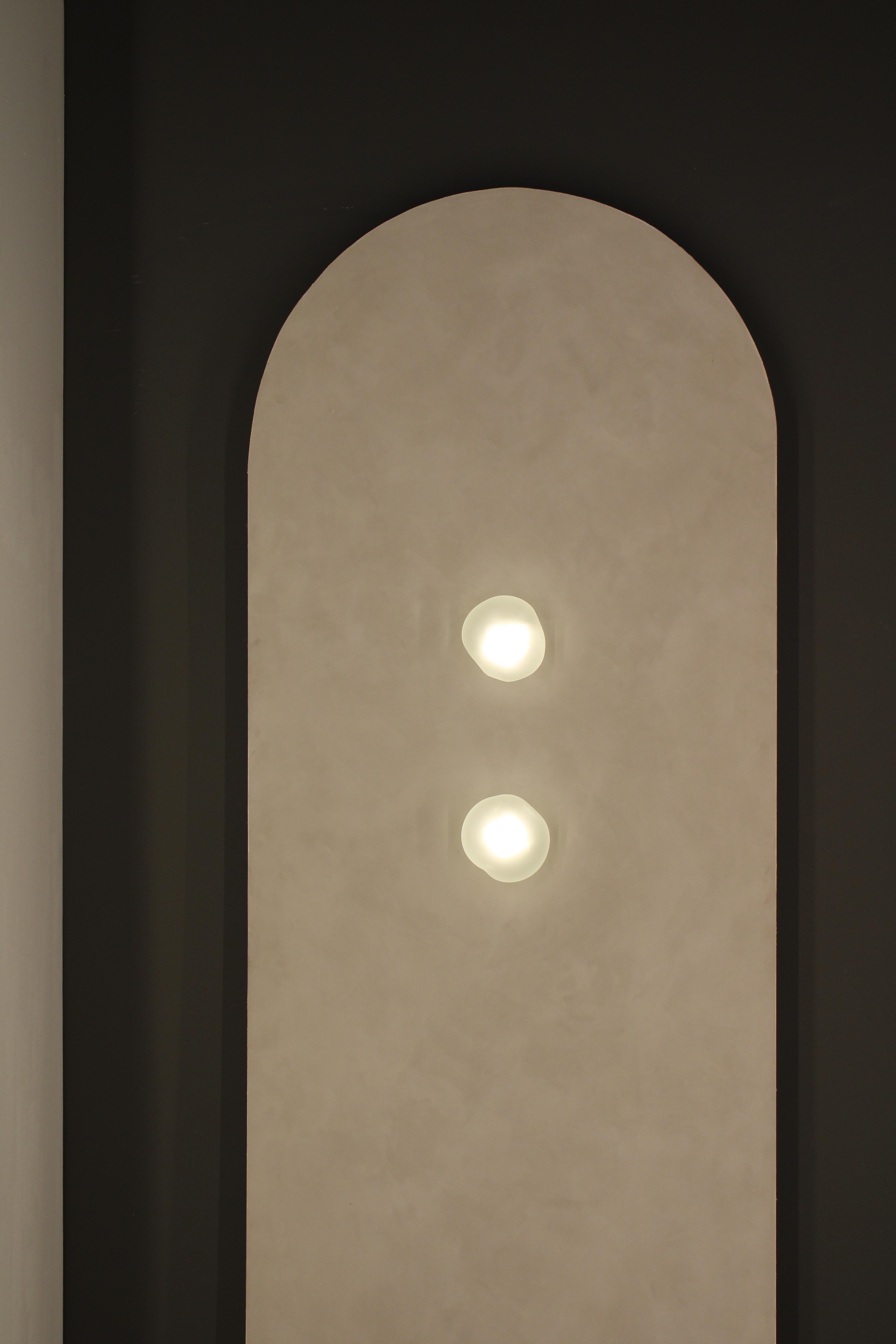 Lámpara de pared Oslo II de cristal esmerilado by Aver Siglo XXI y contemporáneo en venta