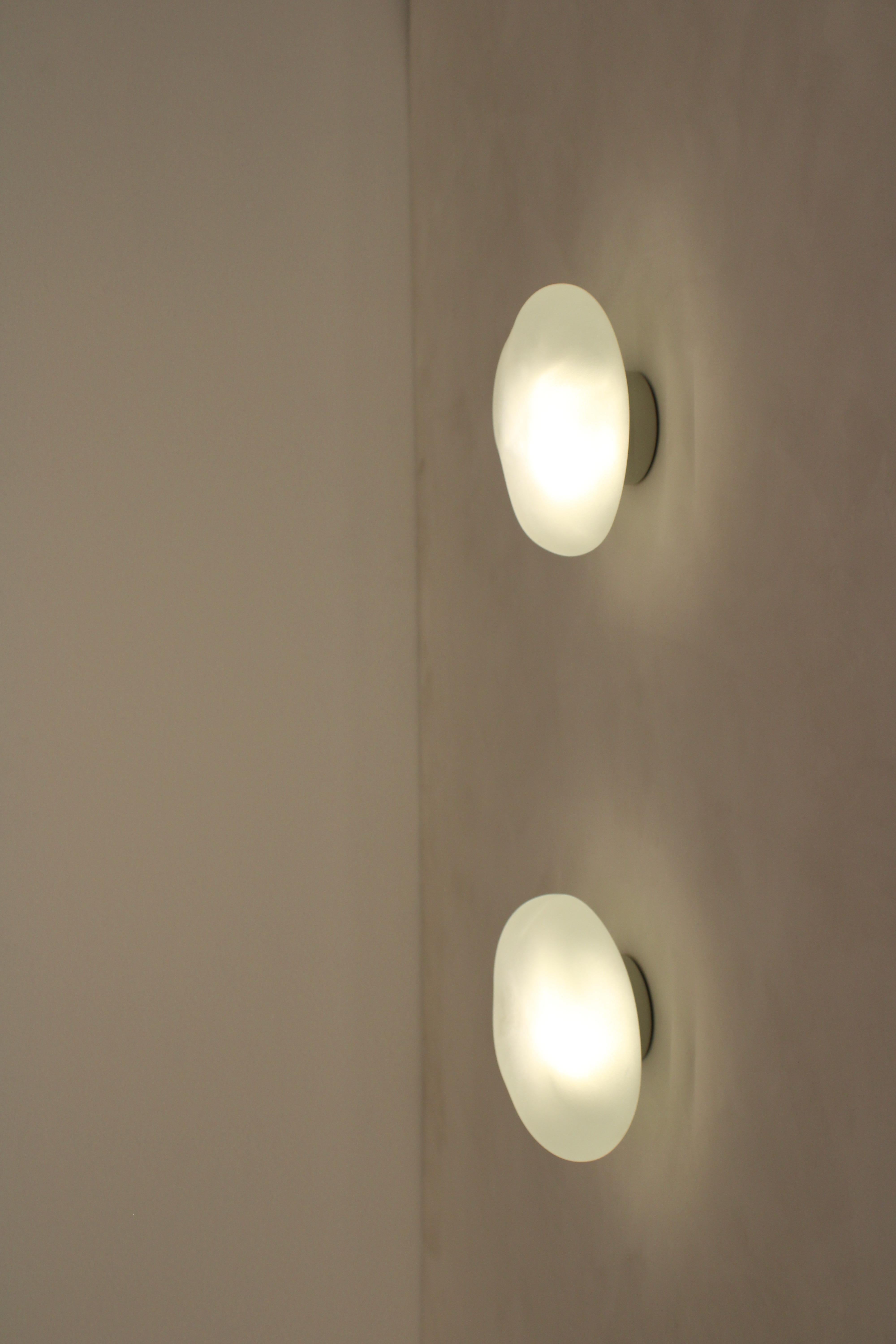 Lámpara de pared Oslo II de cristal esmerilado by Aver en venta 1