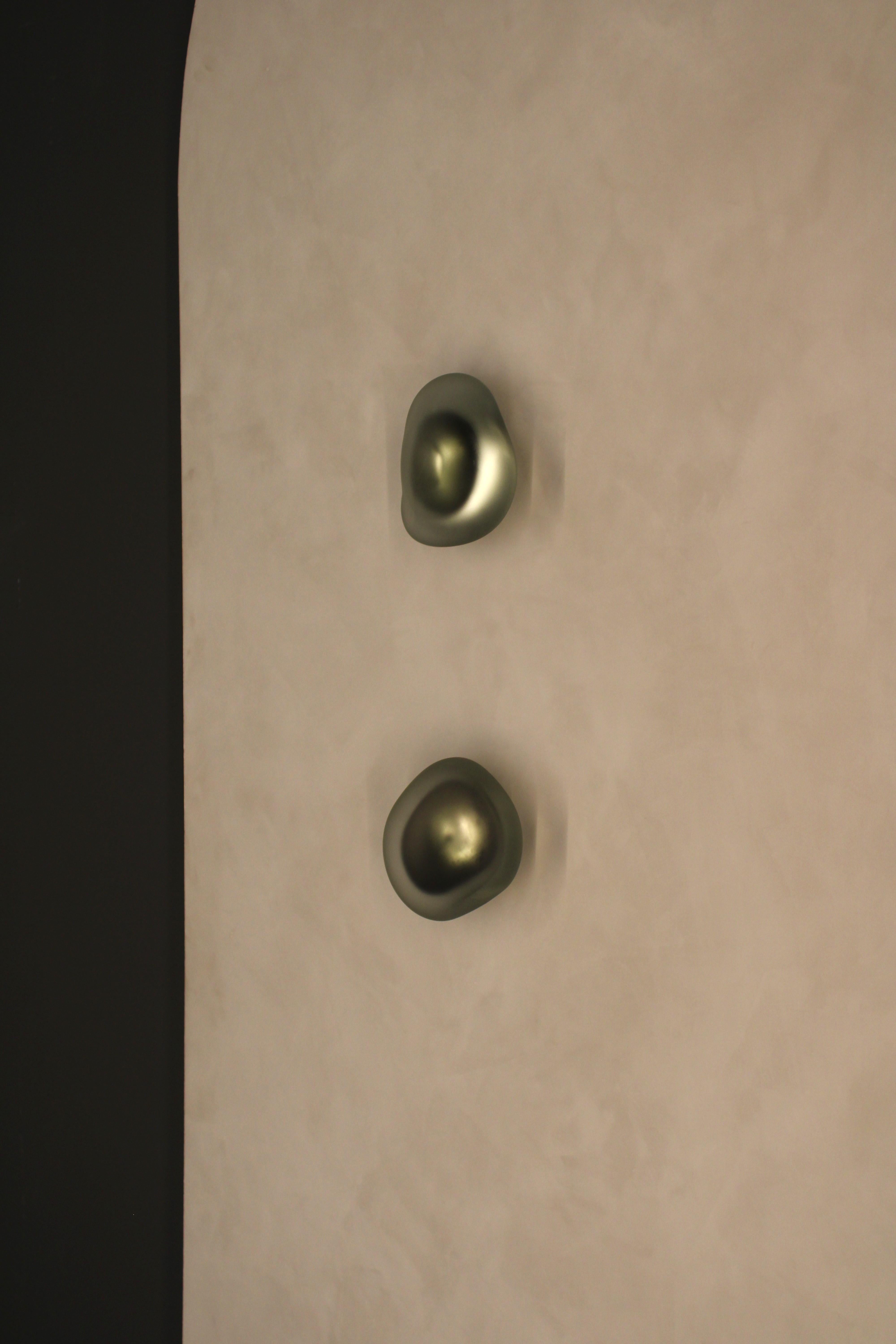 Lámpara de pared de cristal ahumado Oslo II by Aver Brasileño en venta