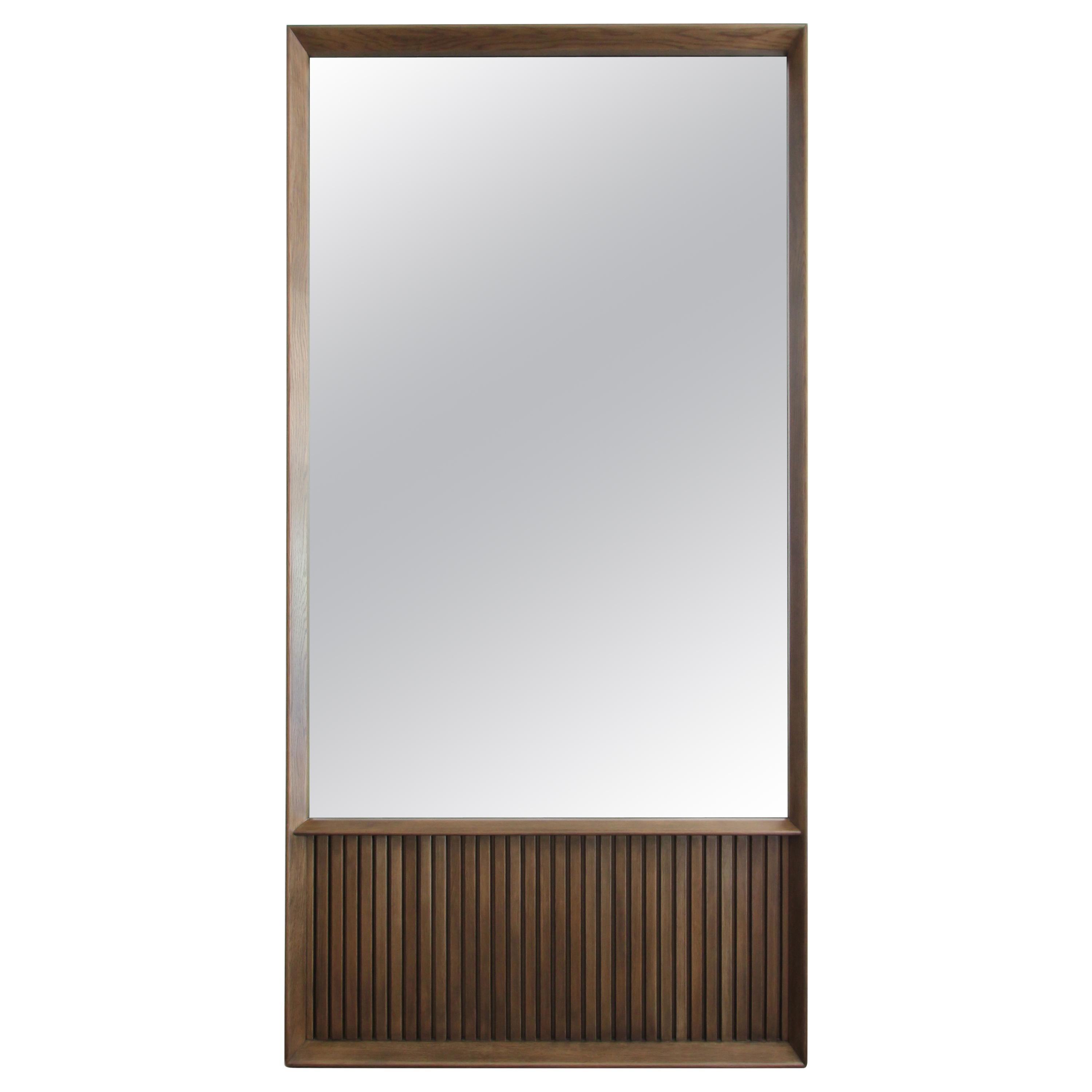 Oslo Rectangular Floor Mirror in Oak