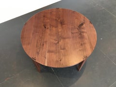 Oslo Round Coffee Table in Oregon Walnut by Studio Moe