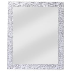 Oslo, rectángulo pequeño. Espejo de pared contemporáneo con textura de Deknudt Mirrors