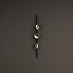 Oslo Smoked Glass Wall Lamp by Aver