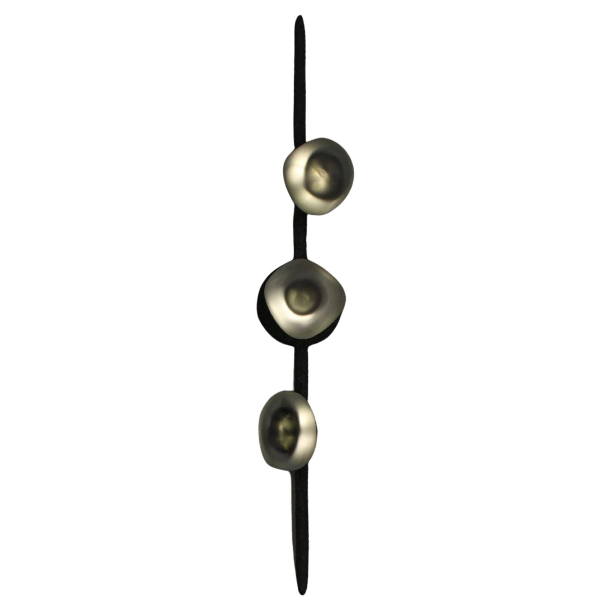 Oslo Smoked Glass Wall Lamp by Aver
