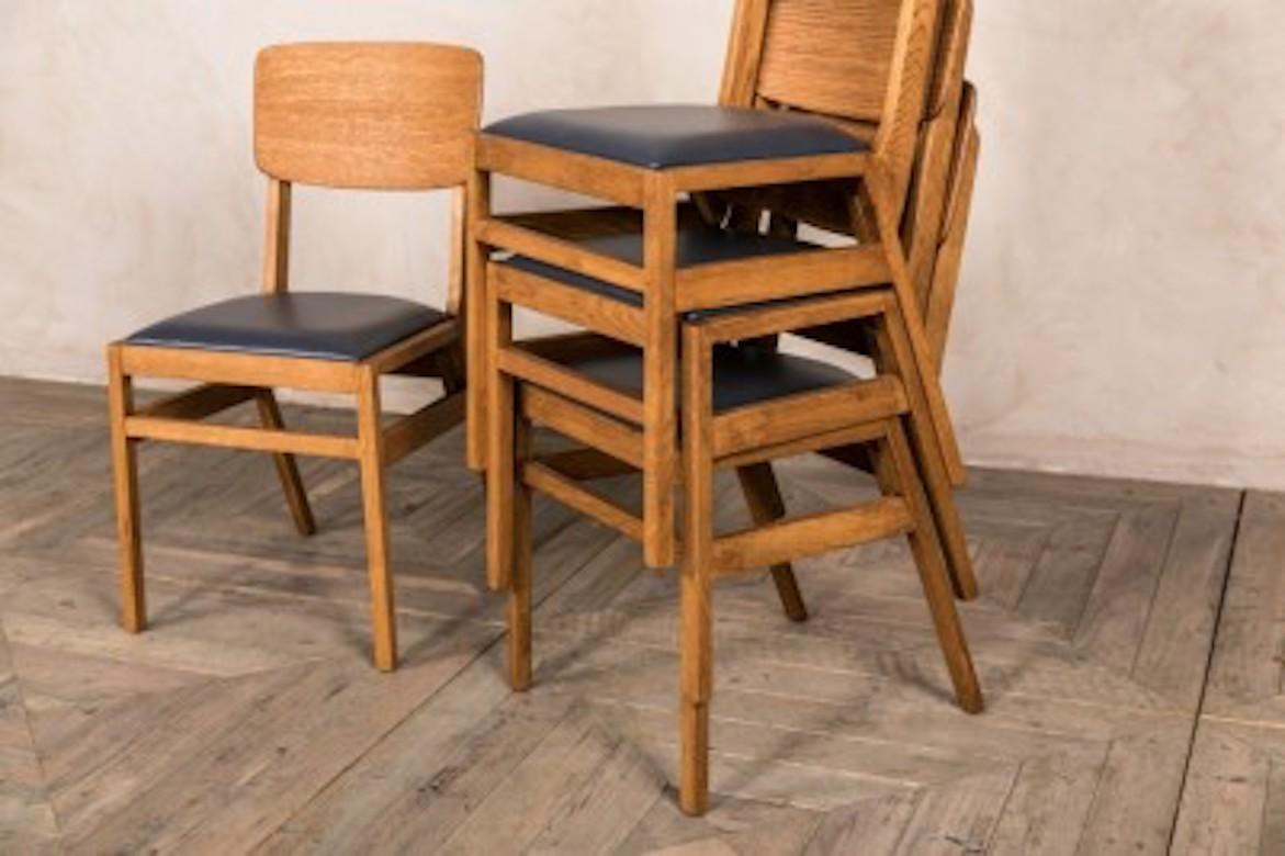 Oslo Stacking Cafe Chairs, 20th Century For Sale 2