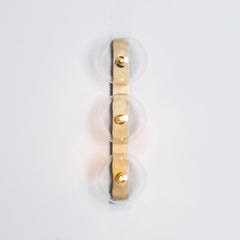 Oslo Triple Brass Wall Sconce by Schwung