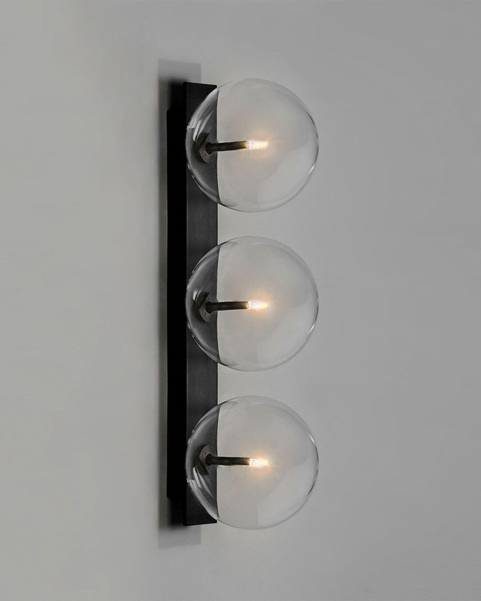 Oslo Triple Sconce In New Condition For Sale In High Point, NC