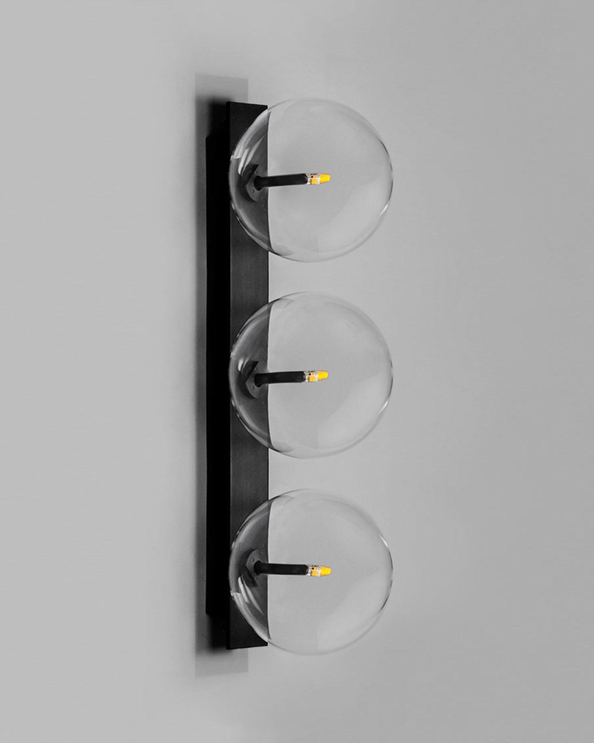 Contemporary Oslo Triple Sconce For Sale