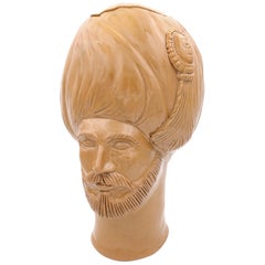 Osman, Beige Crita Ceramic Vase from Les Ottomans