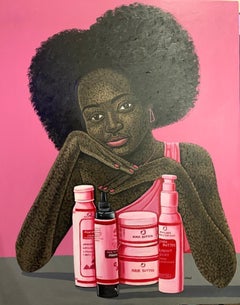 Loción corporal - Pintura, Acrílico sobre lienzo