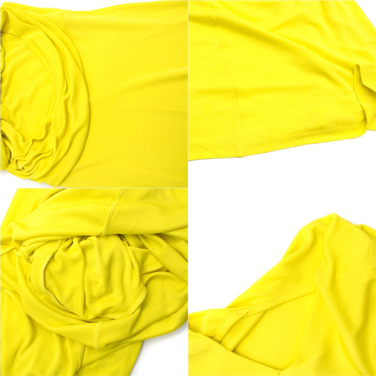 Osman Yellow Draped High Neck Gown  estimated SIZE XS 4