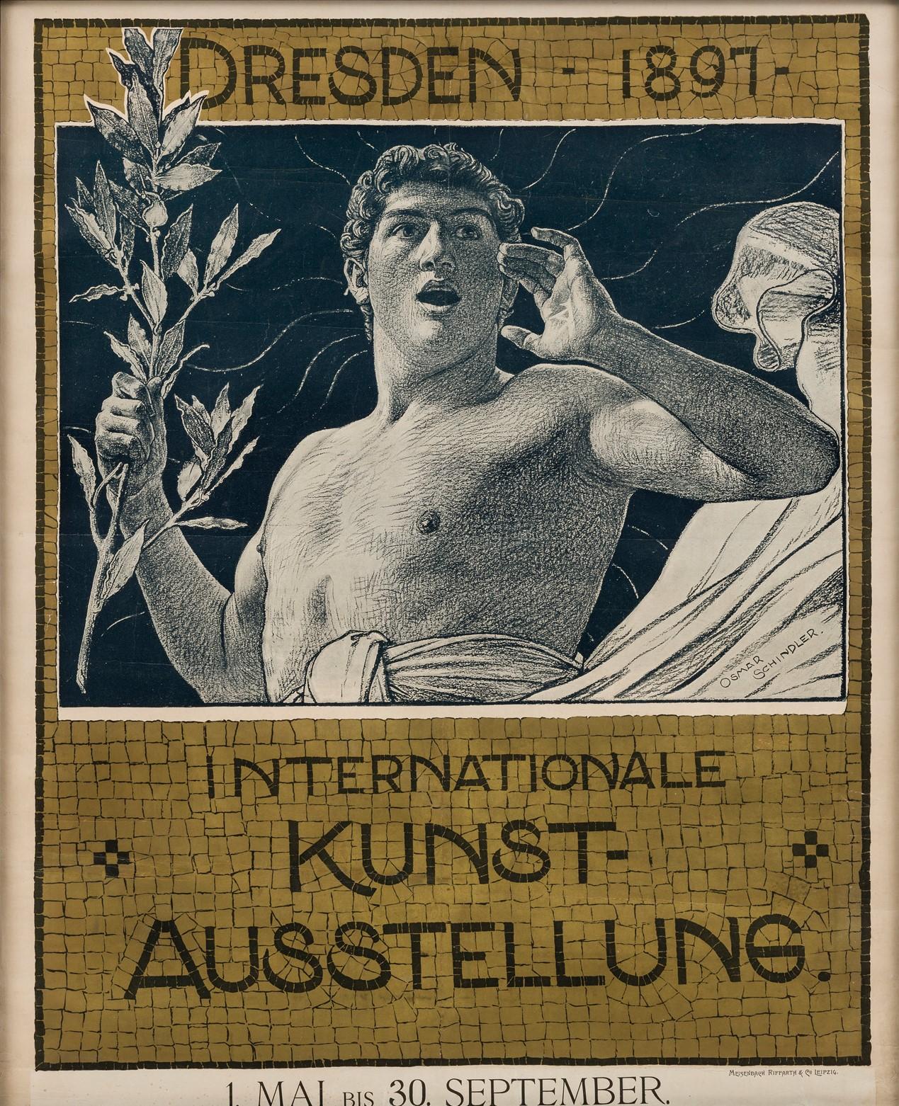 Exposición Internacional de Arte, Dresde - Print de Osmar Schindler