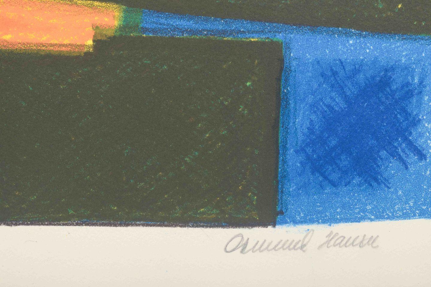 Danois Hansen. Composition abstraite. Lithographie couleur sur papier, 1960 en vente