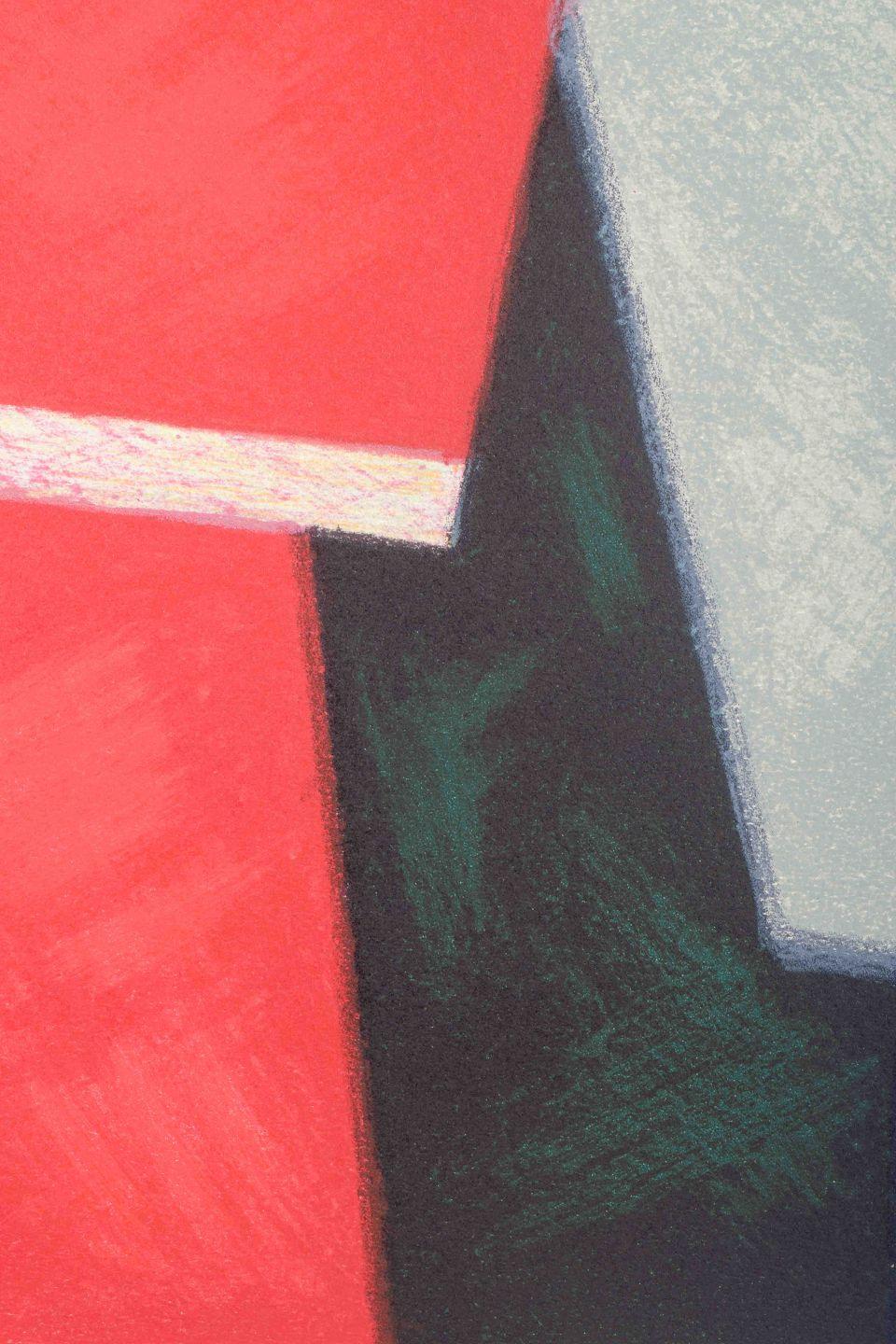 Moderne Hansen. Composition abstraite. Lithographie sur papier, 1960 en vente