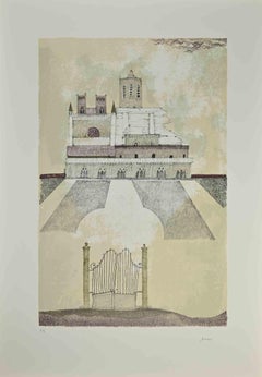 La cathédrale de Tarragona - Lithographie d'Ossi Czinner - 1970