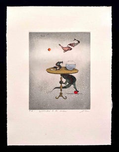 Senza titolo - Incisione di Ossi Czinner - 1990