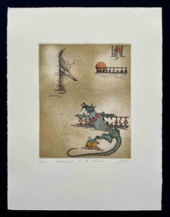 Untitled - Lithograph by Ossi Czinner - 1980