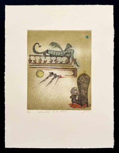 Sans titre - Lithographie d'Ossi Czinner - 1980