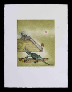 Zodiaco-Ariete - Etching by Ossi Czinner - 1980