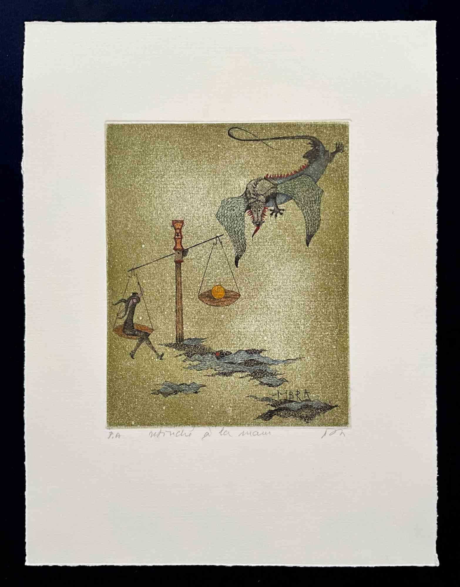 Grabado al buril sobre papel Magnani-Pescia. Tamaño del papel 39cmx29,5cm, tamaño de la obra 22cmx17,5cm. Excelente estado, sin defectos.

OSSI CZINNER - Artista, diseñador gráfico y escultor centroeuropeo".
Nacida en 1924 en Viena, hija de Max
