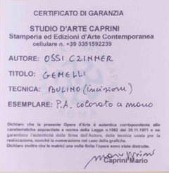 Zodiaco-Gemelli - Lithograph by Ossi Czinner - 1980