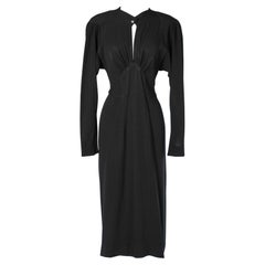 Ossie Clark Black 70's dress 