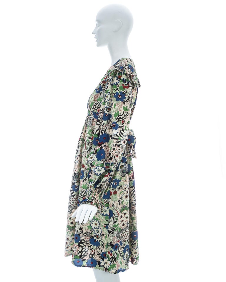 Ossie Clark marocain dress with Celia Birtwell 'pretty woman' print, ca ...