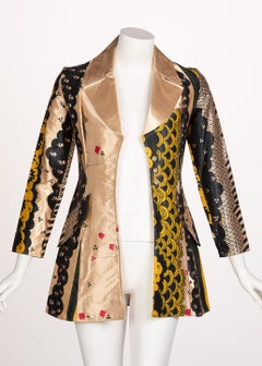 Ossie Clark Satin Lamborghini Jacket, 1960s