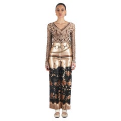 Ossie Clark Vintage 1969 Britwell Satin Trousers