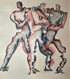 Trois personnages. Print: Artist's proof 99/300
