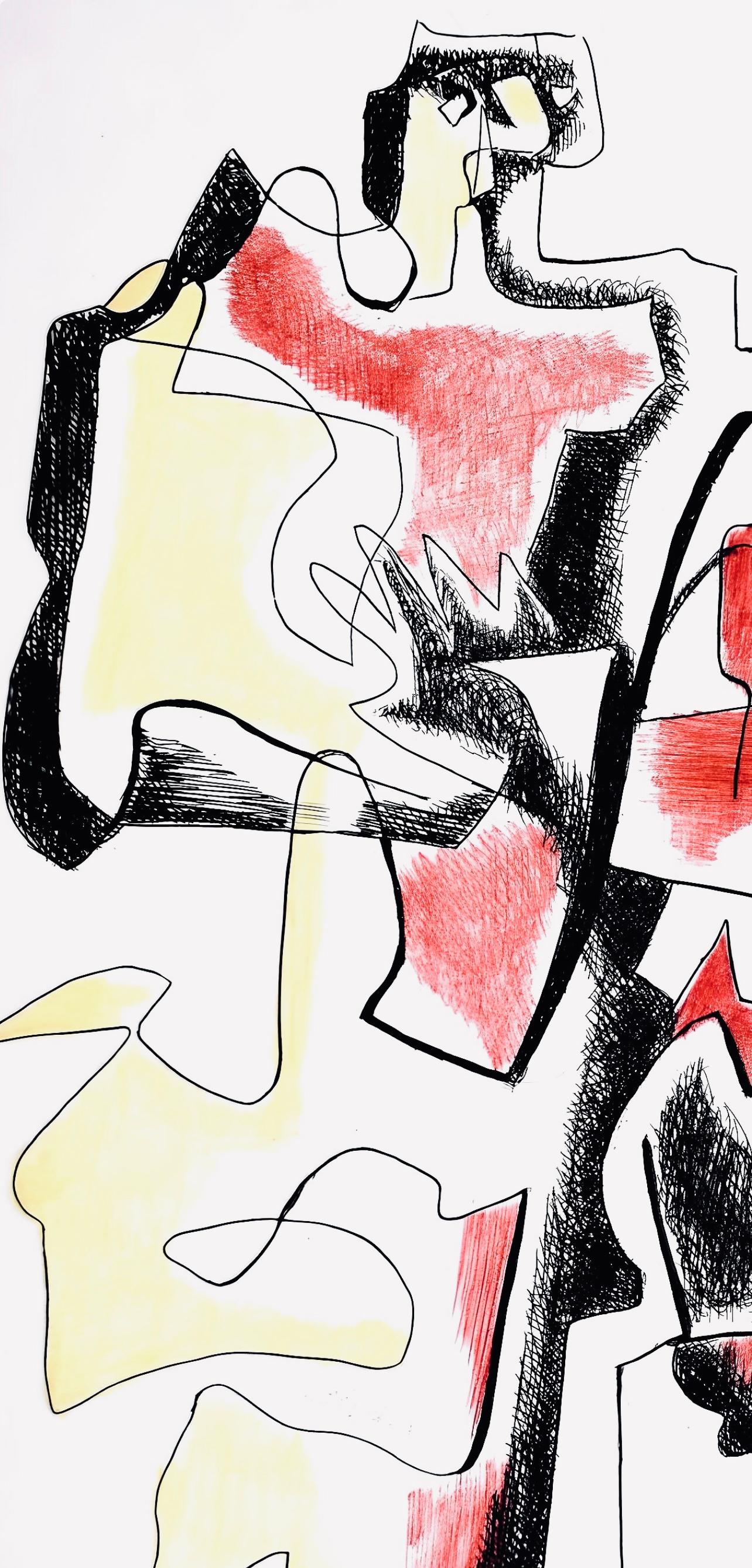 Composizione, Les Peintres mes amis, Ossip Zadkine in vendita 1