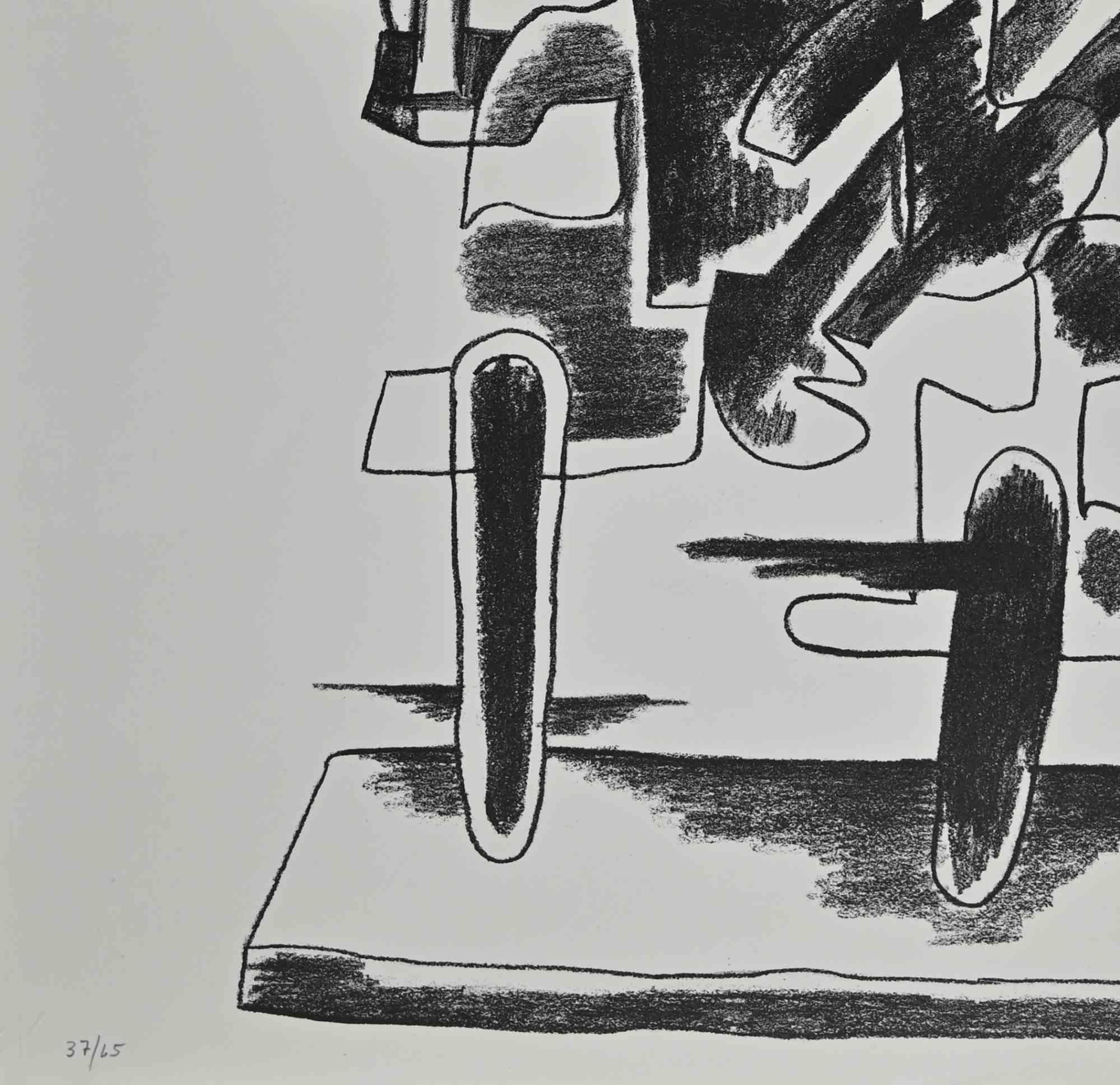 Composition - Lithograph by Ossip Zadkine - mid-20th Century For Sale 1