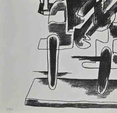 Composition - Lithograph by Ossip Zadkine - mid-20th Century