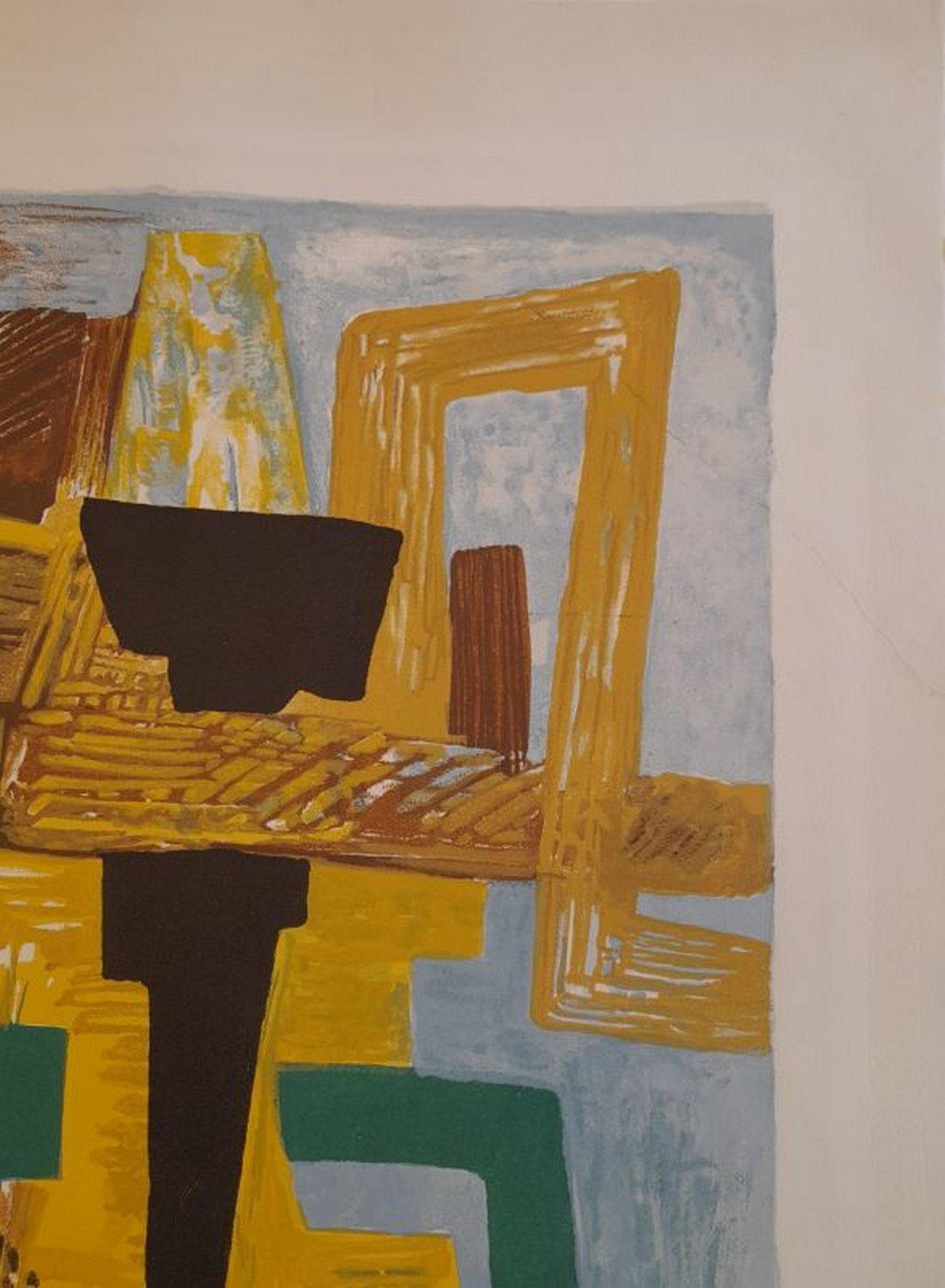 Dieu noir - Abstract Print by Ossip Zadkine