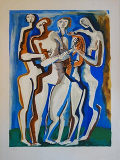 Four Women - Original lithograph