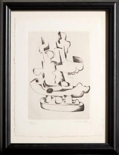 from 23 Gravures, Etching by Ossip Zadkine