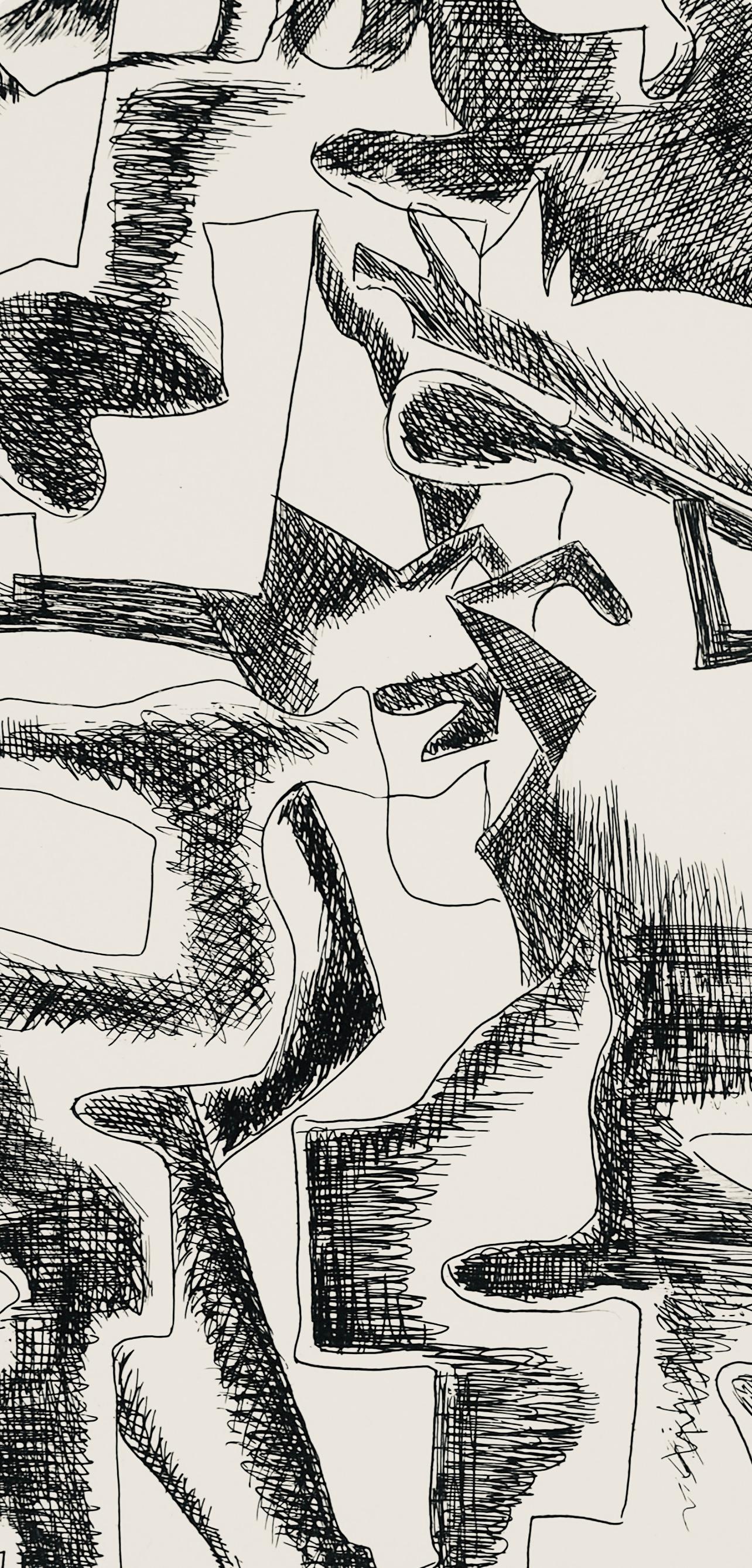 L'Homme-Chat, Paroles peintes I, Ossip Zadkine in vendita 1