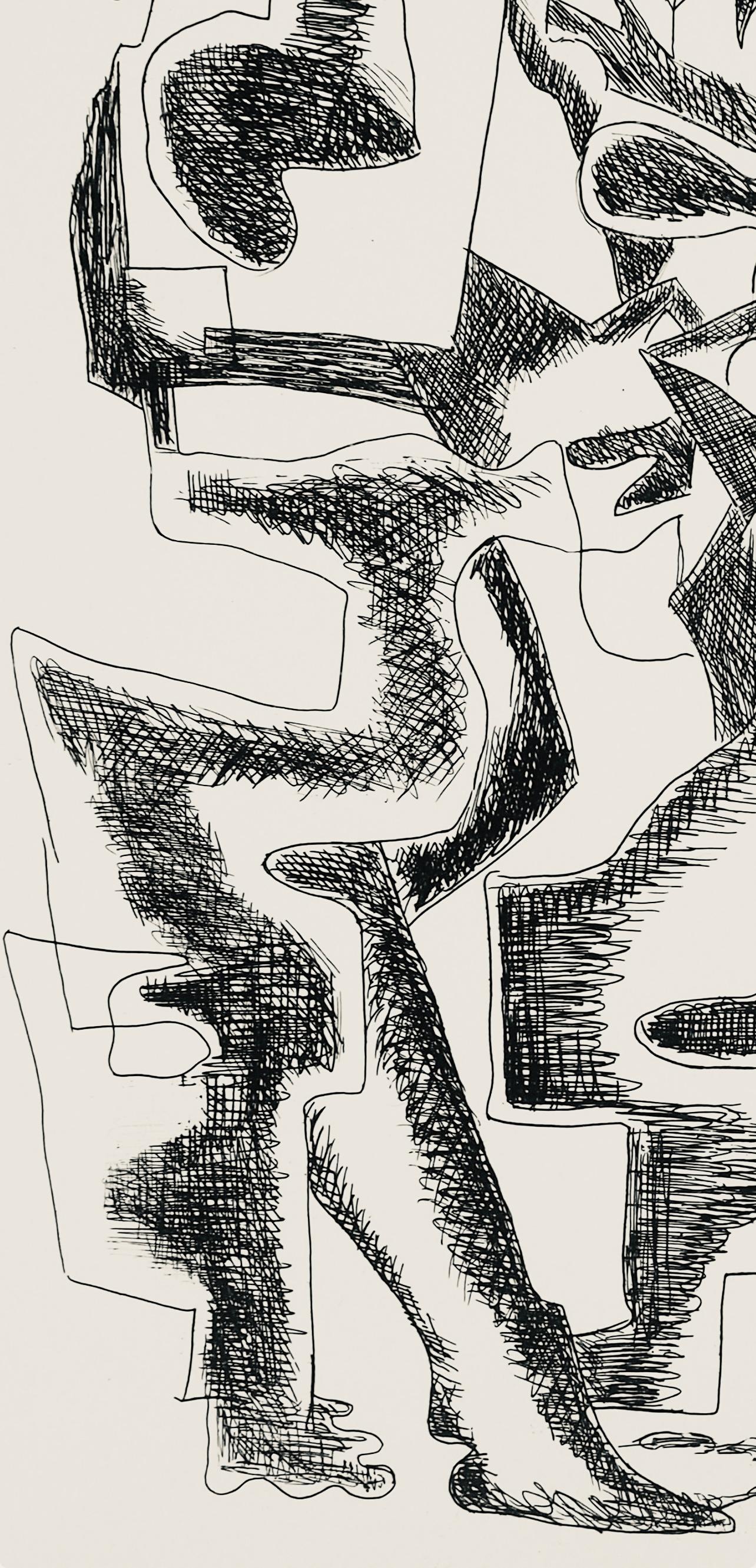 L'Homme-Chat, Paroles peintes I, Ossip Zadkine in vendita 2