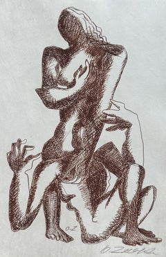 Amanti surrealisti - Acquaforte originale firmata a mano - Czwiklitzer n°54