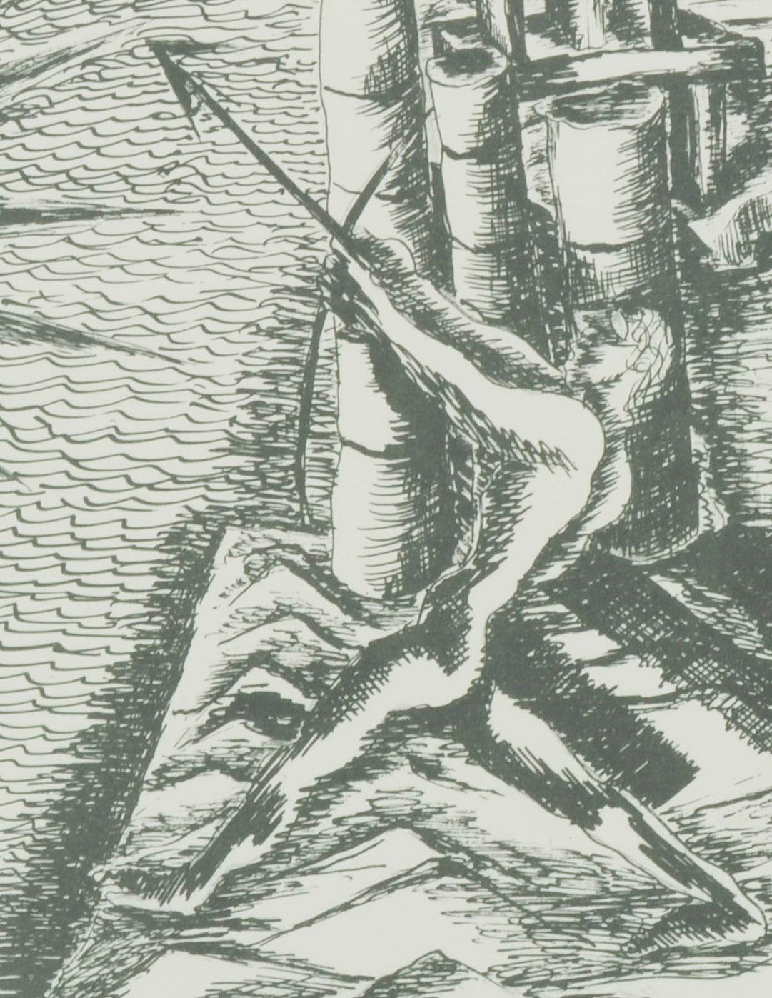 Die Säulen der Herakles – Print von Ossip Zadkine