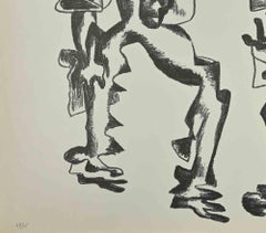 Untitled - Lithograph by Ossip Zadkine - Mid 20th Century